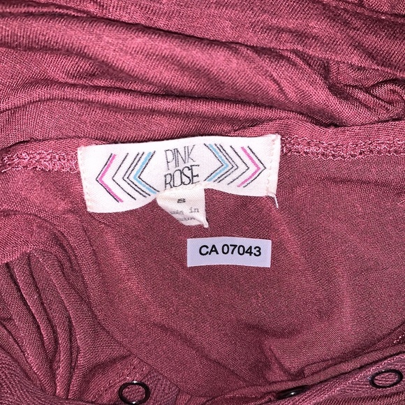 Pink Rose Snap Tee - Picture 11 of 12